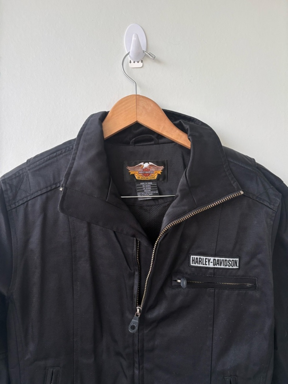 Harley-Davidson Women’s Black Moto Riding Jacket Medium - Picture 7 of 8